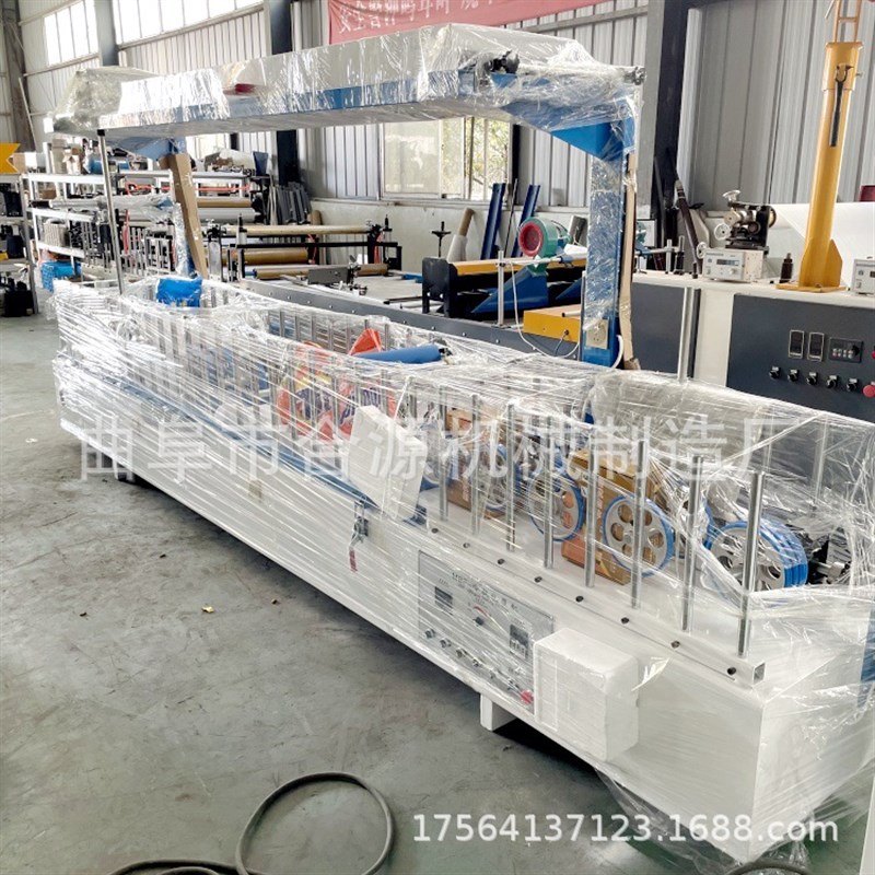冷热胶铝合金h线条包覆机 阴阳角护角线pvc冷胶包覆设备