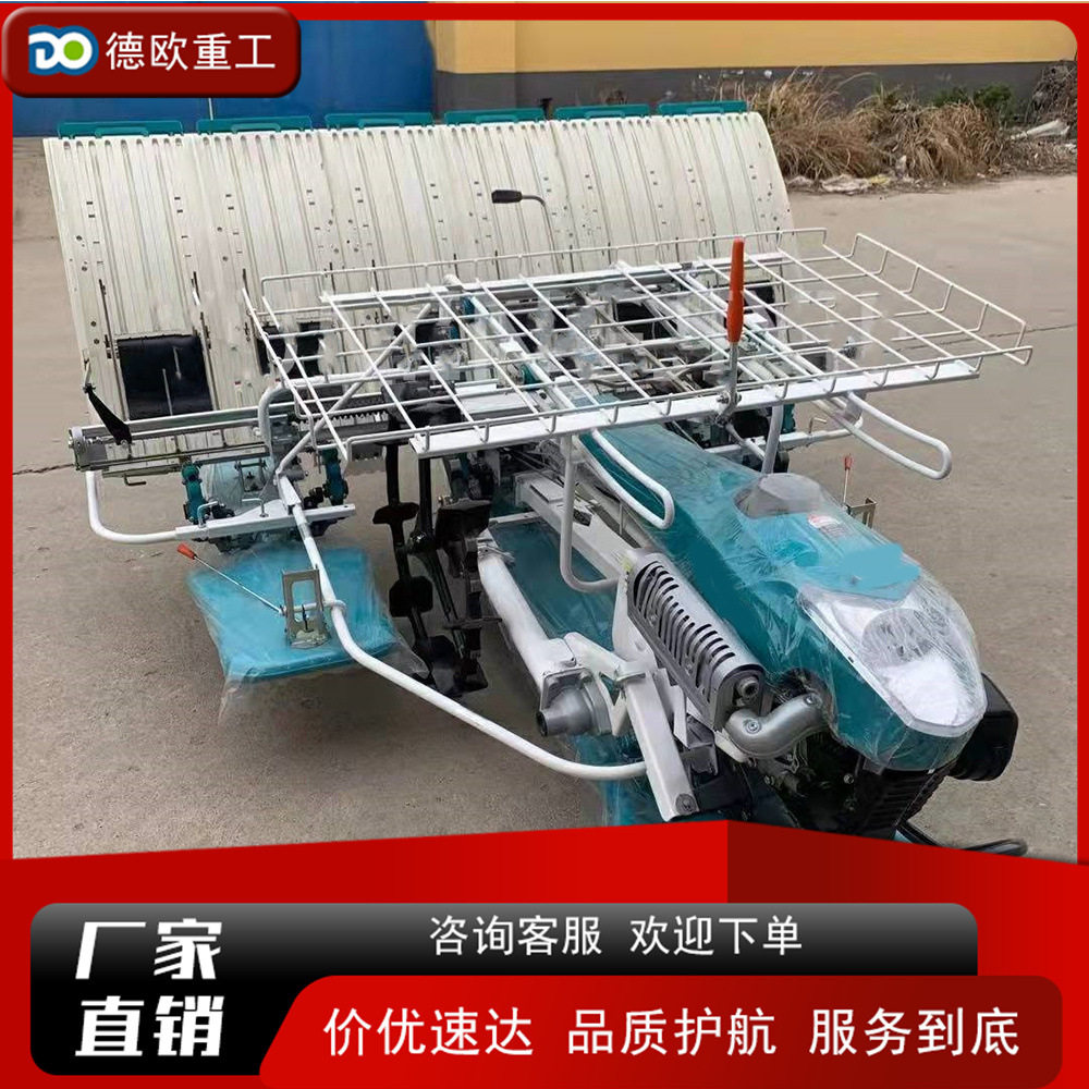 农用水稻种植机 手扶步进式水稻插秧机 四冲程缸汽油发动机栽插机