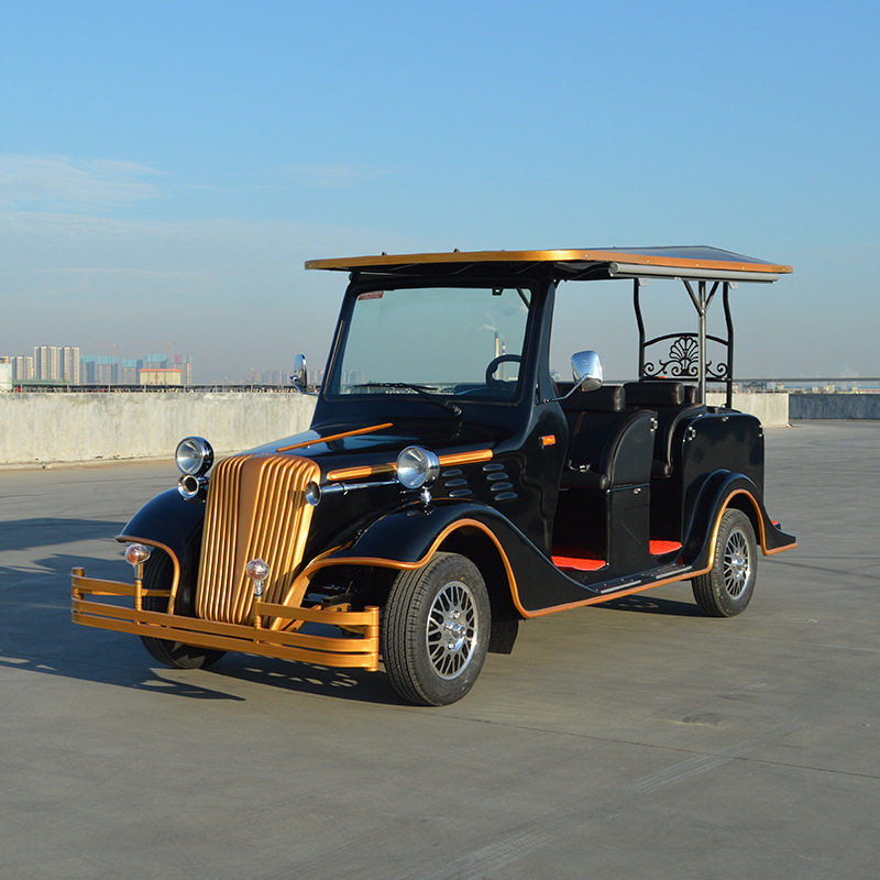 8座老爷车 看房车电动四轮观光车sightseeing car