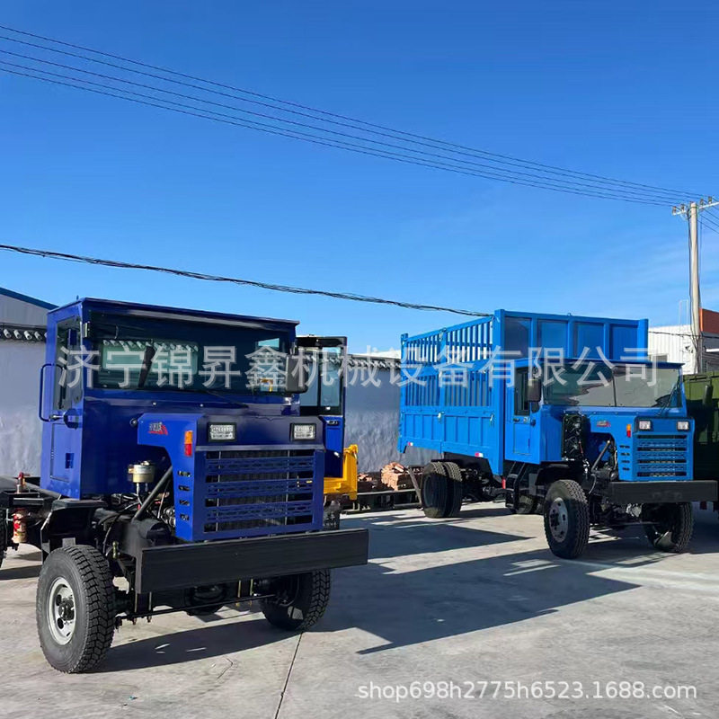 5吨双液压自卸四驱六轮载重车