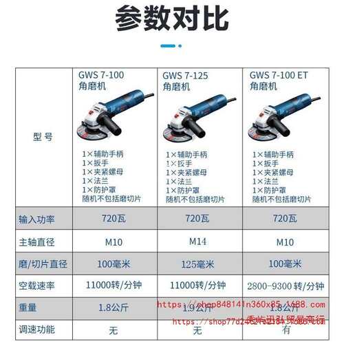 角磨机GWS7-100手磨机工业打磨机切割机GWS750/900/720重载级