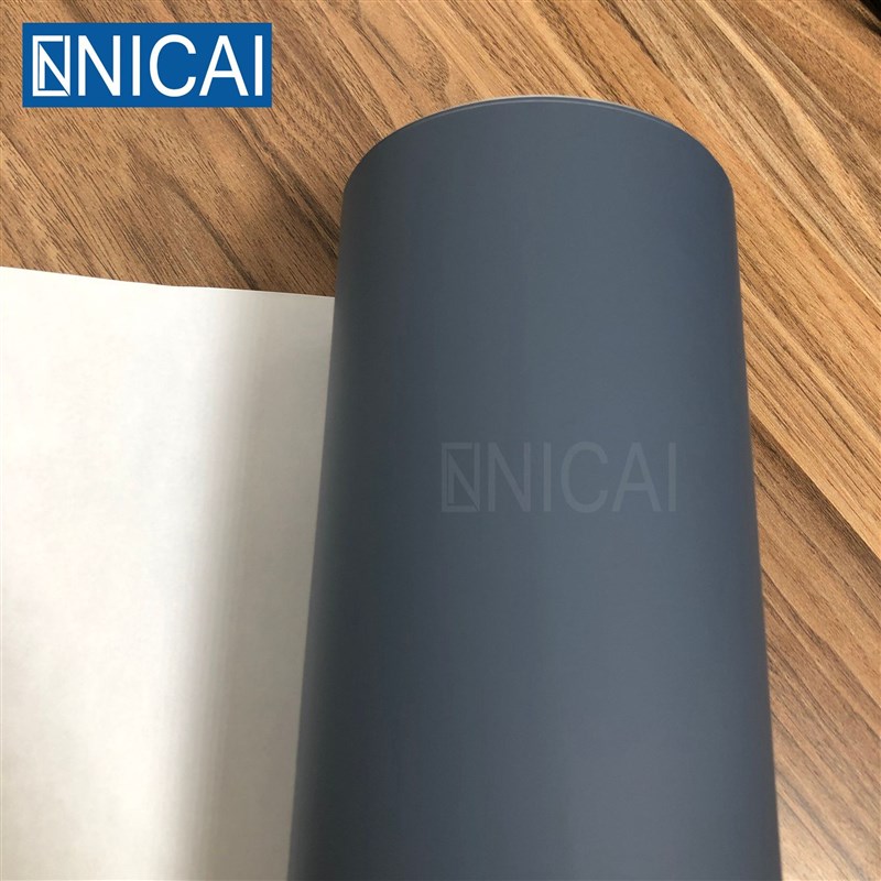 超哑无金属感肤h感改色膜汽车消光黑灰改装车身改色可分切小卷贴