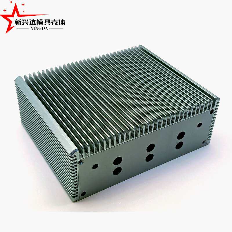 无风扇主机控制器铝壳微型电脑一体机铝型材外壳