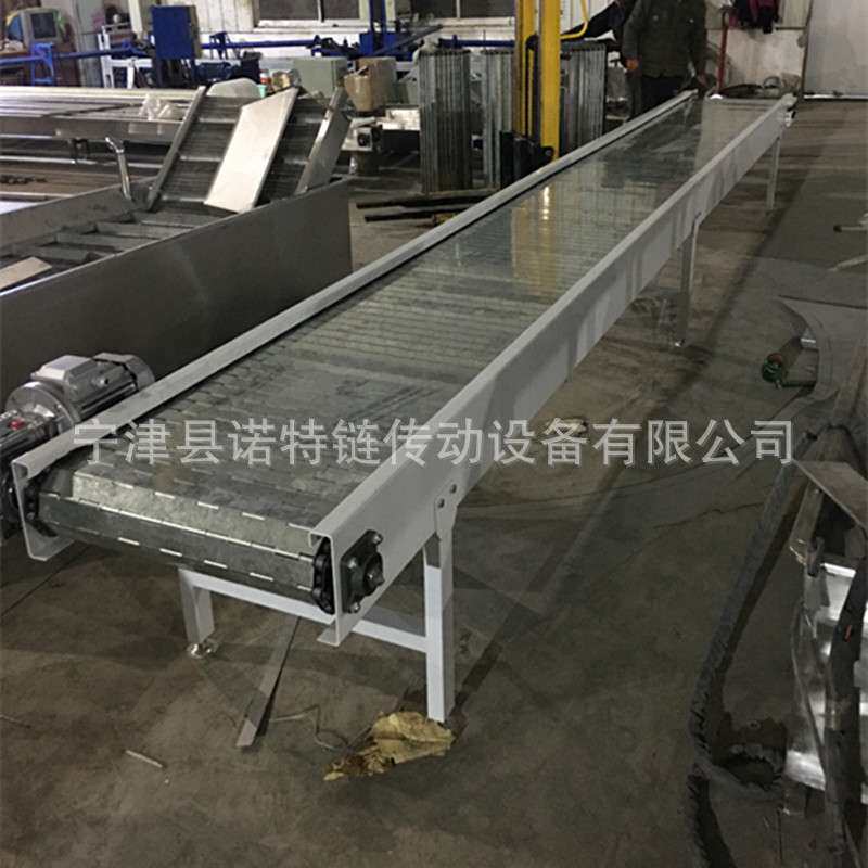 不锈钢网带线输送机豆芽网链输送机刮板式流水线传送机