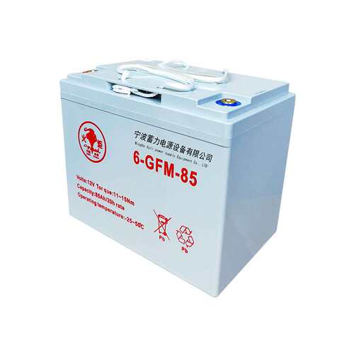火炬6GFM8蓄电池电动托盘搬运车电池堆垛车小金刚叉车12V85AH电瓶
