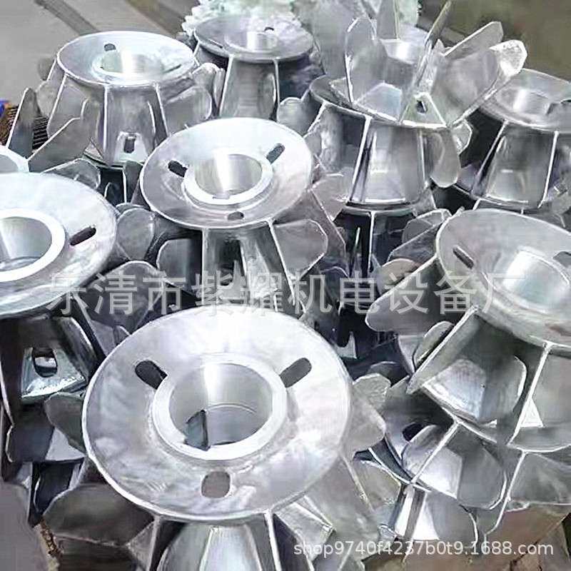 电动机散热铝合金风扇叶Y315-2内径75mm外径340mm马达风叶配件