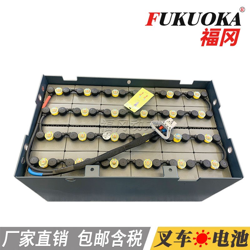 福冈牌4PZS400牵引电瓶合力CPDK10-GC叉车蓄电池组