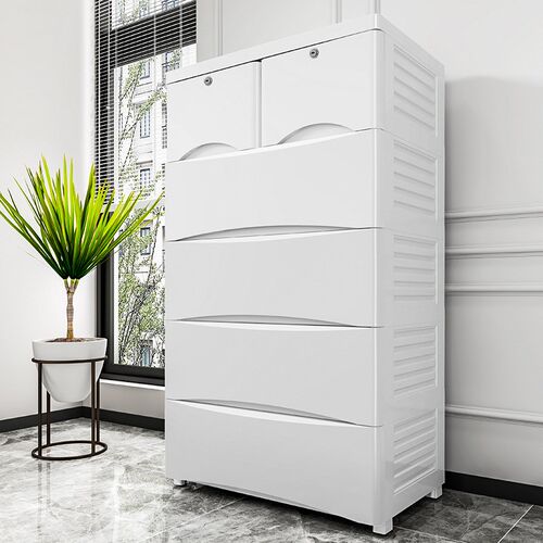 58cm特大收纳柜抽屉式塑料宝宝衣柜y家用drawer多层五斗柜wardrob