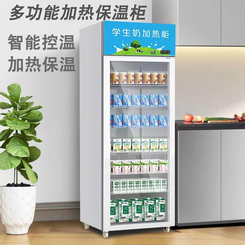 学生奶加热柜商用牛奶饮料外卖保温展示柜加热柜立式大容量加热箱