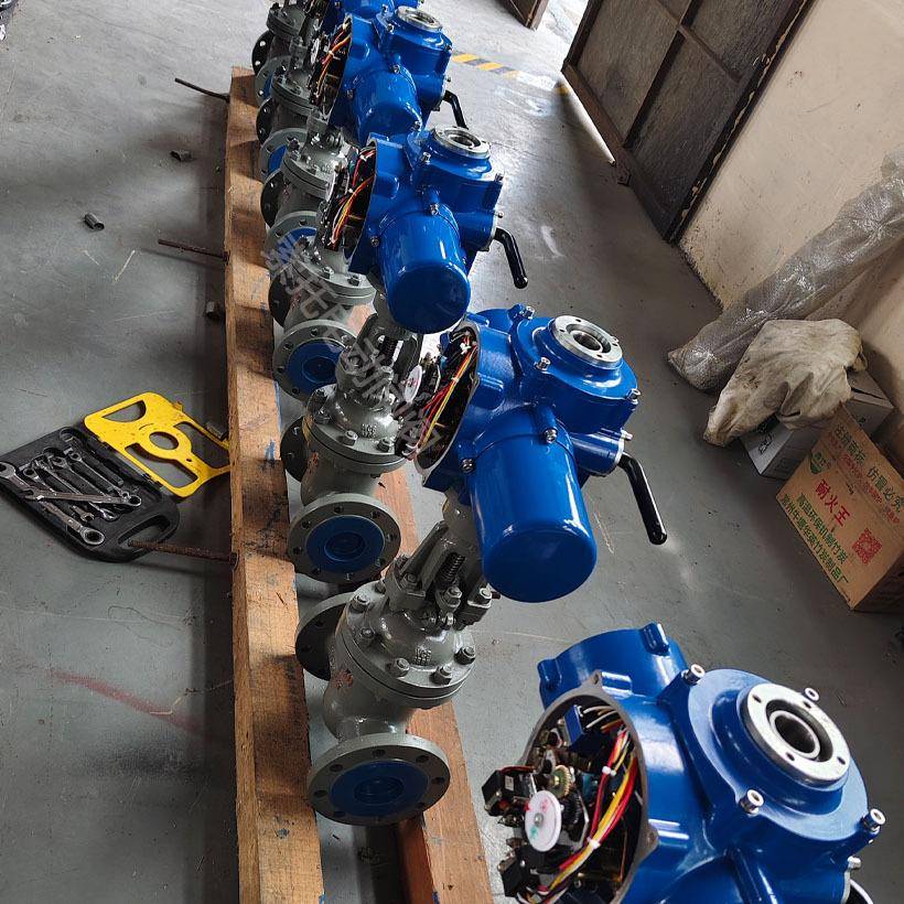 开关型电动铸钢闸阀Z941H-25-100电动法兰闸阀智能型配套电动阀门