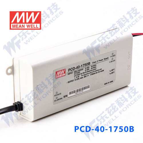 PCD-40-1050B 40W 22~38V 1050mA防水PFC可控硅调光恒流LED电源