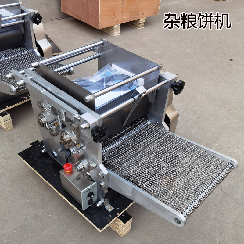 新款杂粮饼机商用玉米饼机双排玉米饼机墨西哥杂粮饼机