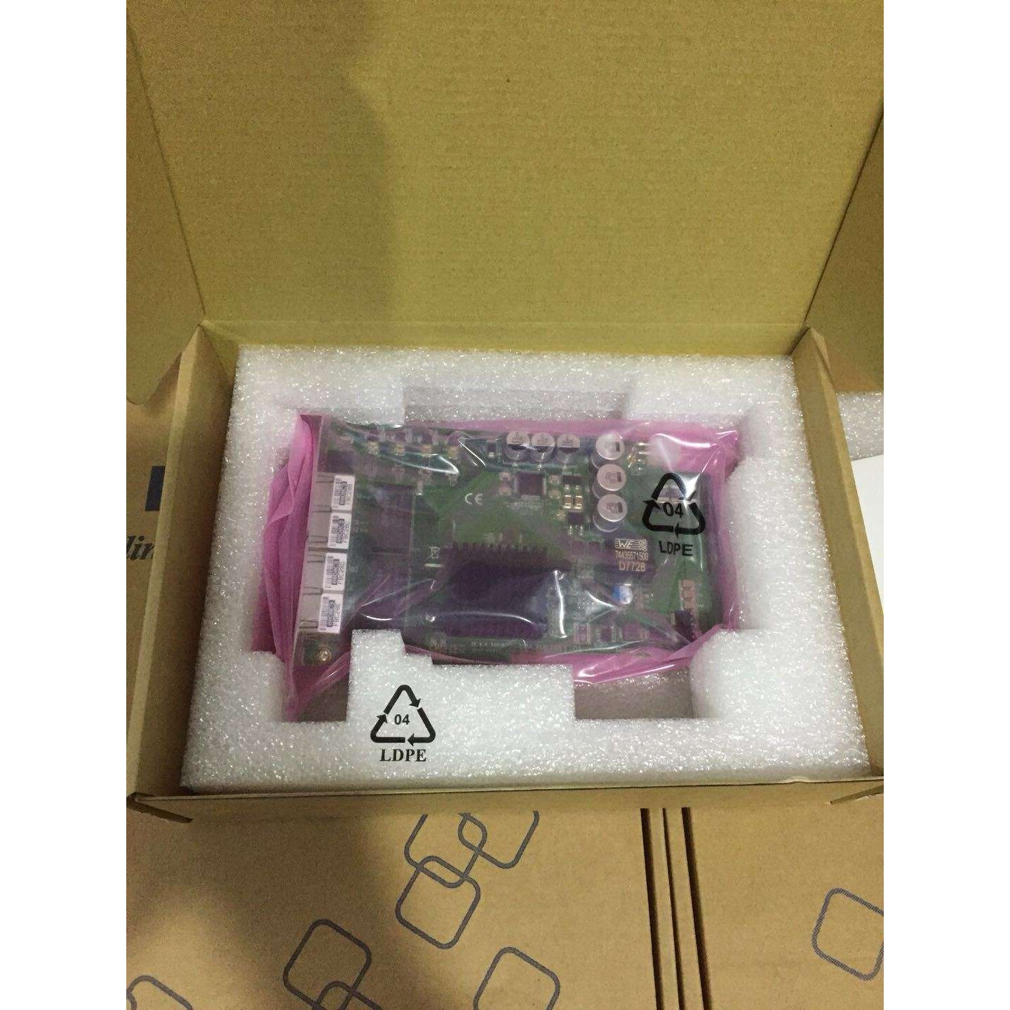 研华4网口网卡PCIE-1674E-AE视觉工控机POE供电工业检测相机接口