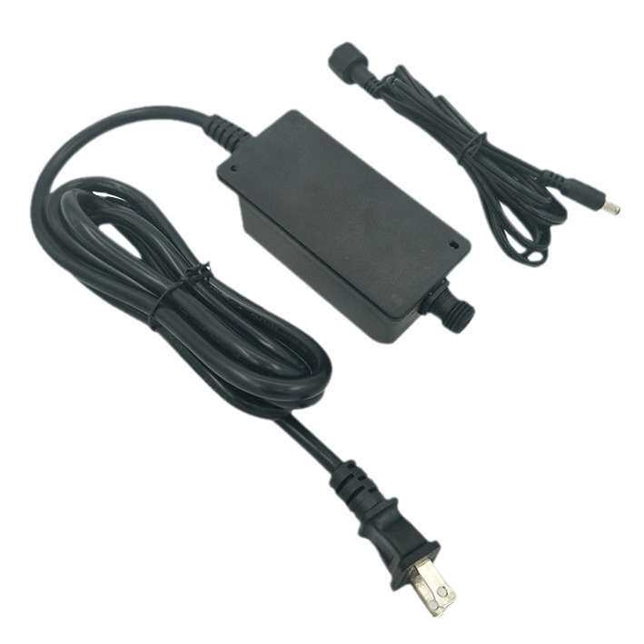 12v2a户外灯具监控防尘防水电源IP68等级美规极性插UL FCC CE认证