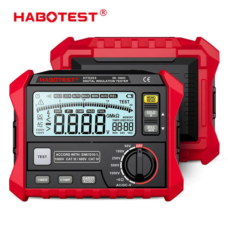 HABOTES阻T工厂店T520HT5H230HT5203/H5绝缘电阻仪高压绝缘电表兆