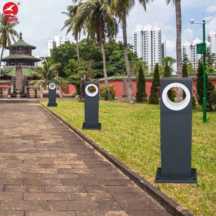户外7字型草坪灯现代简约草地灯别墅庭院公园小区装饰灯亮化灯具