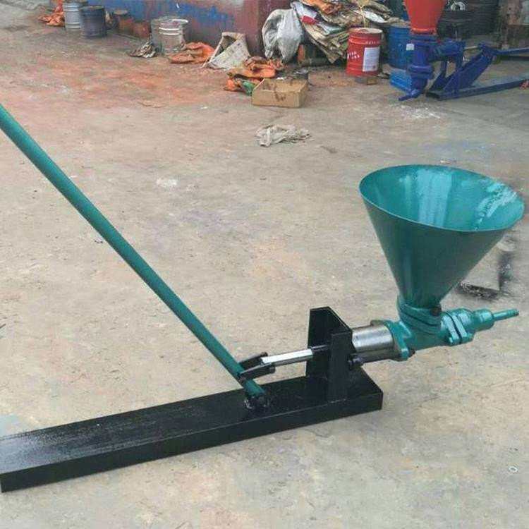 小型水泥手动注浆泵手摇注浆机矿用没电便携式堵漏注浆灰浆泵一矿