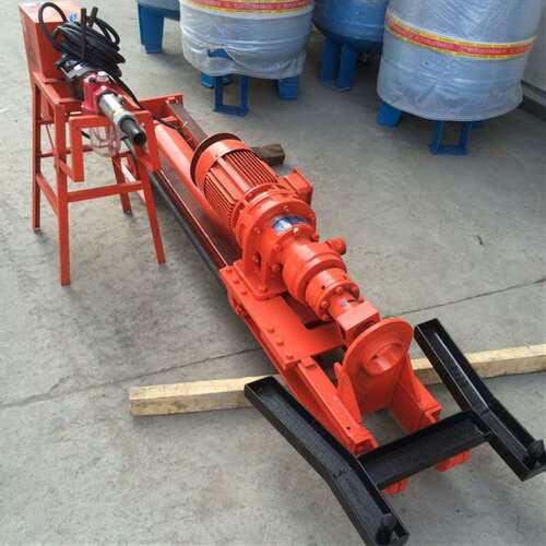 KQD-100气动潜孔钻机 冲击式护坡打眼钻孔 风动轻型支架式潜孔钻