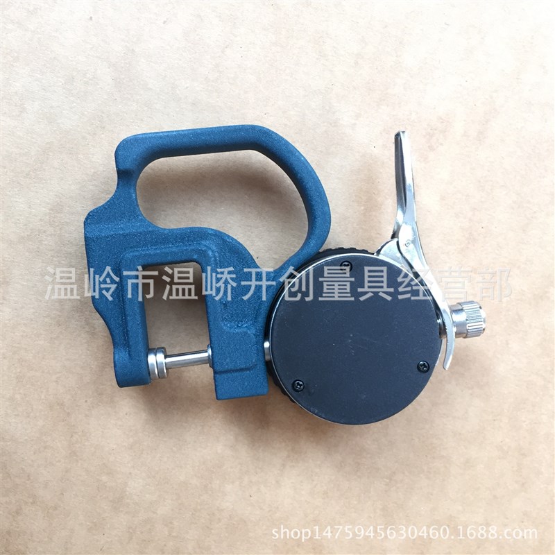 指针百分测厚规纸张厚度计0-10*30皮革测厚仪厚薄规薄膜厚度测量