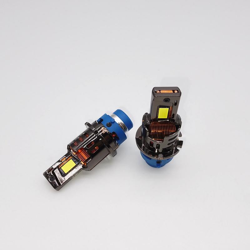 汽车LED大灯直插式D2S D4S LED灯泡替换原装氙气灯泡30芯灯珠