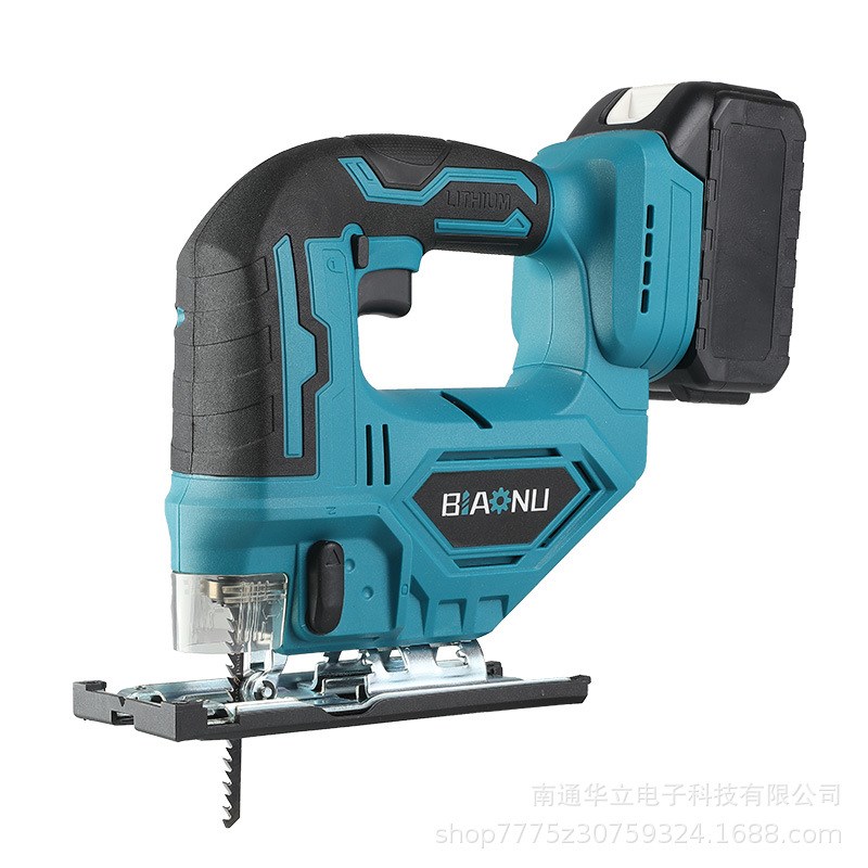 外贸多功能充电式锂电曲线锯 小型木切割机 家用木工手提电动锯