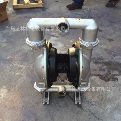 不锈钢隔膜泵 66627B-244-C不锈钢2寸气动隔膜泵 内配PTFE膜片