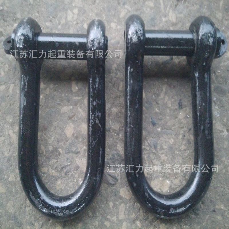直供非标起重u型环U型卸扣5t 锻打高强卸扣国标重型镀锌渡黑卸扣