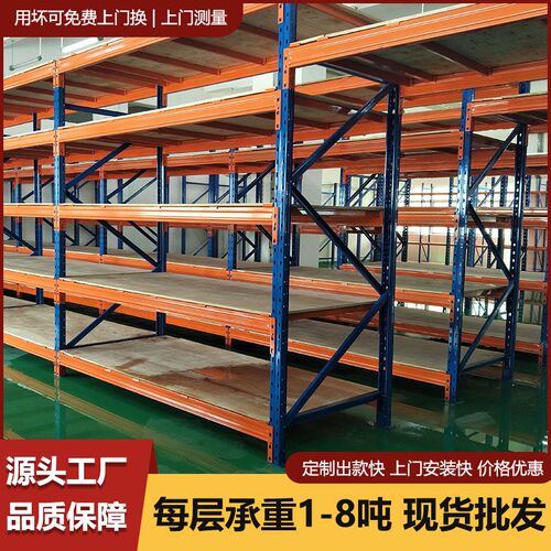 重型货架加厚横梁式仓储货架五金工厂库房置物架现货仓库货架