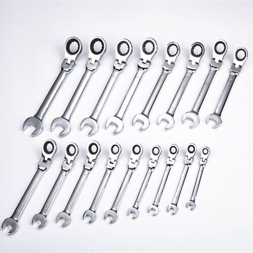 定宇工具5PCS8-17mm 塑架活动棘轮套装 开口扳手
