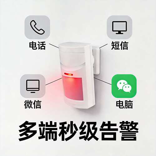 工厂直供nb无线智能防小偷家用居家养老系统幕帘红外线感应报警器