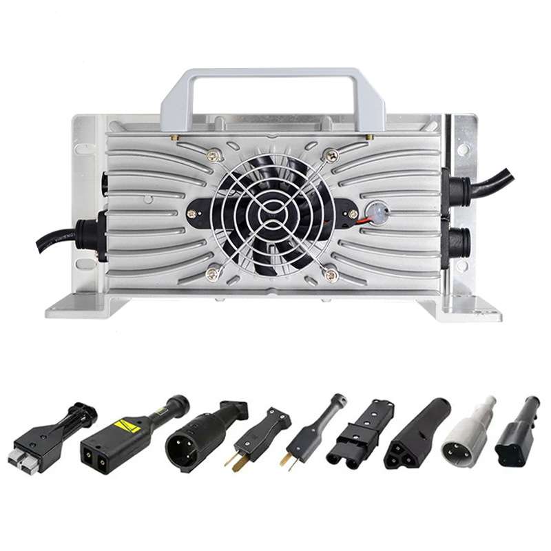 汽车电瓶充电器12V20A24V30A储能电源充电器车载防水大功率充电机