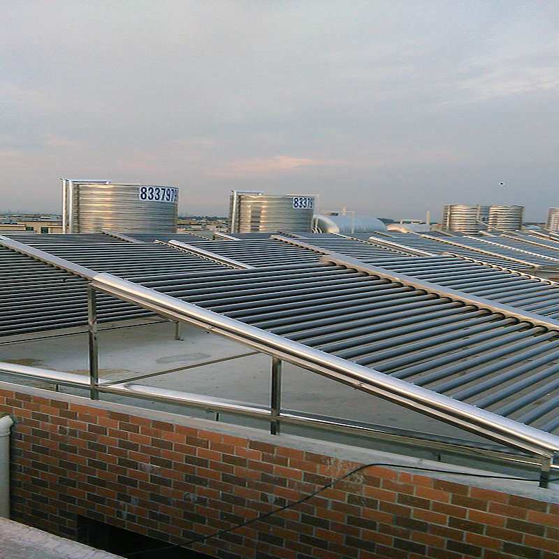 厂家 商用三高紫金真空管太阳能工程联箱真空管太阳能集热器