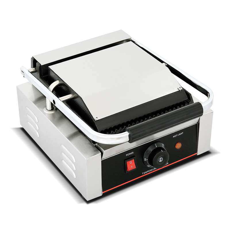 博畅商用压板电扒炉煎牛扒机鱿鱼鸡排机器双面铁板电扒炉设备