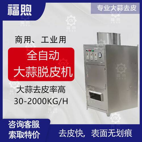2022新款福煦牌干式大蒜脱皮机无损仿手工大蒜剥皮机