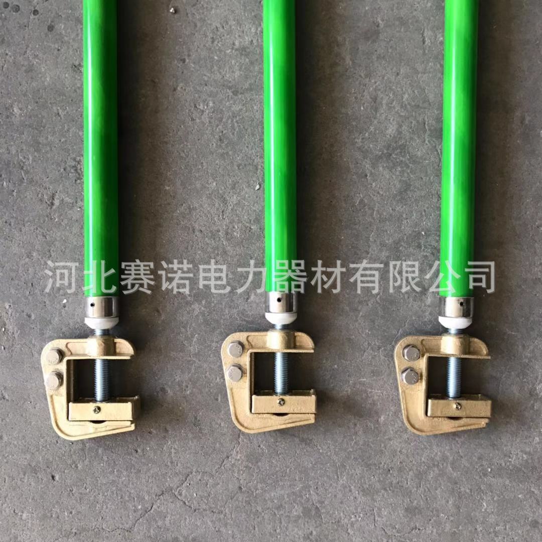 铜头螺旋式接地棒10KV成套3米