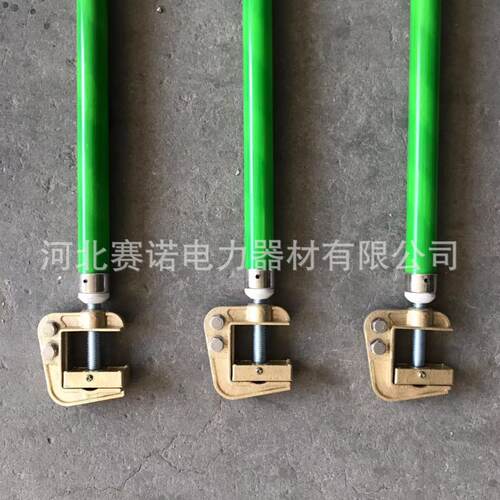 铜头螺旋式接地棒10KV成套3米