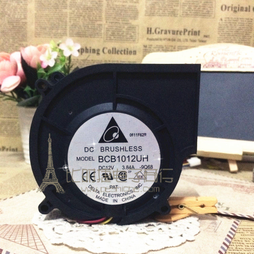 台达9厘米汽车增压涡轮风扇鼓风机12V3.84A超劲爆风BCB1012UH