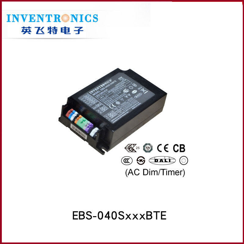 厂家直销英飞特EBS-040SxxxBTE室外LED驱动恒功率电源智能可调
