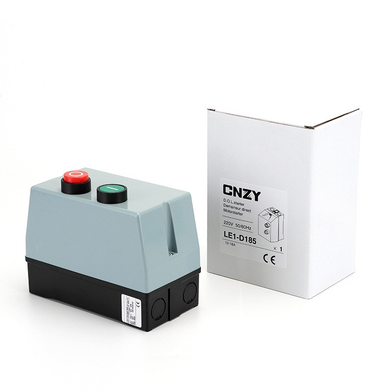 磁力起动器LE1-D12 塑料外壳电机起动开关QCX2(LE1)-18电机保护