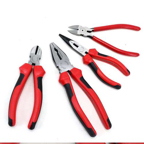 力易得（ENDURA）便携式多功能五金工具4件铬钒钢钳子工具托组套