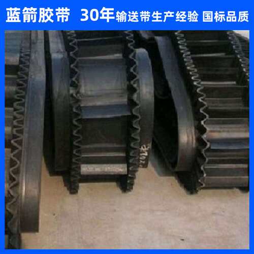 河北蓝箭聚酯帆布EP200 B500-2200 S60-S600大倾角输送带