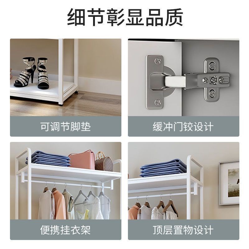 家用铁艺衣帽架落地卧室门厅衣柜挂衣架客厅置物架简约衣架子货源