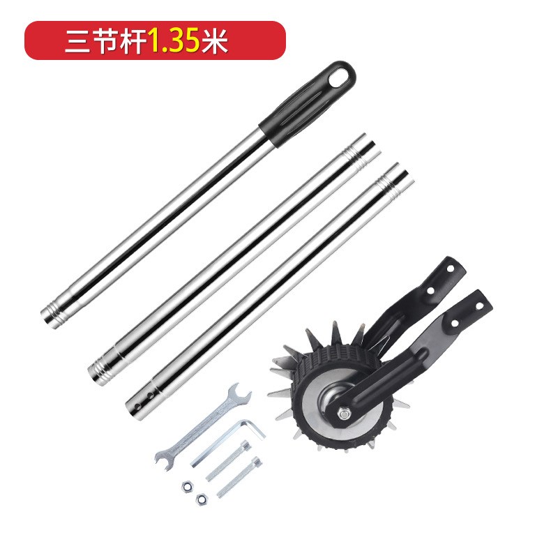 亚马逊新款 轮式手动草坪磨边机  人工草坪修剪机除杂草园林工具图片
