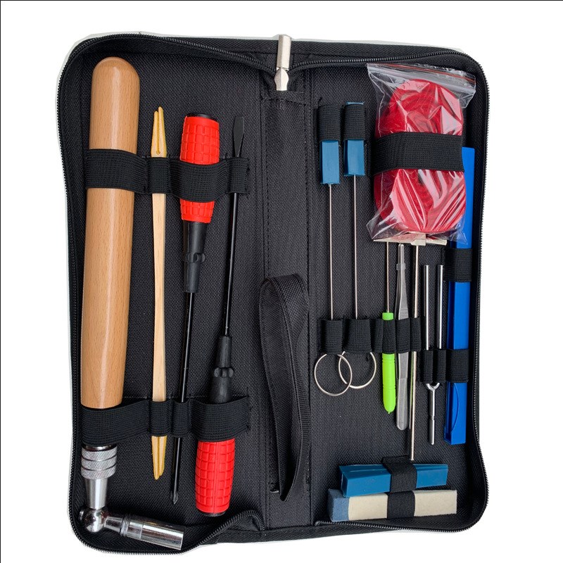 厂家销售钢琴调律工具16件套钢琴调音工具 调音扳手套装 乐器配件