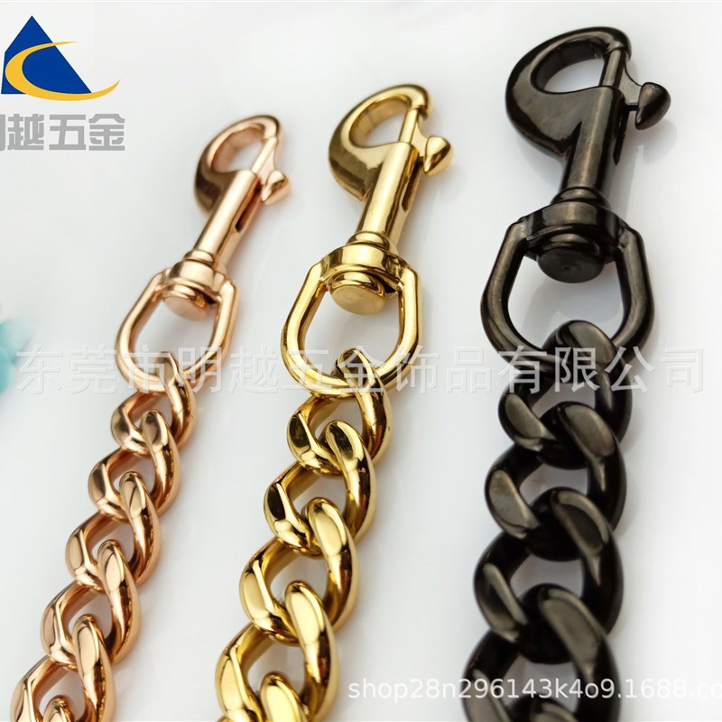 19mm牵引绳宠物用品狗链不锈钢牵引绳带宠物胸带牵引链条脖圈蛇链