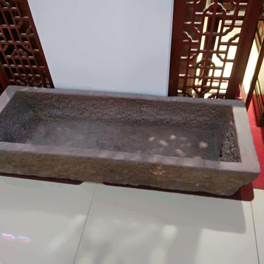 厂家旧石器 老石槽 猪槽 马槽养花石盆 家用庭院做旧摆件现货