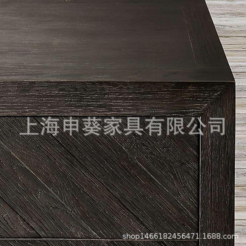 美式乡村实木斗柜门厅玄关装饰柜整装多功能储物柜卧室收纳柜