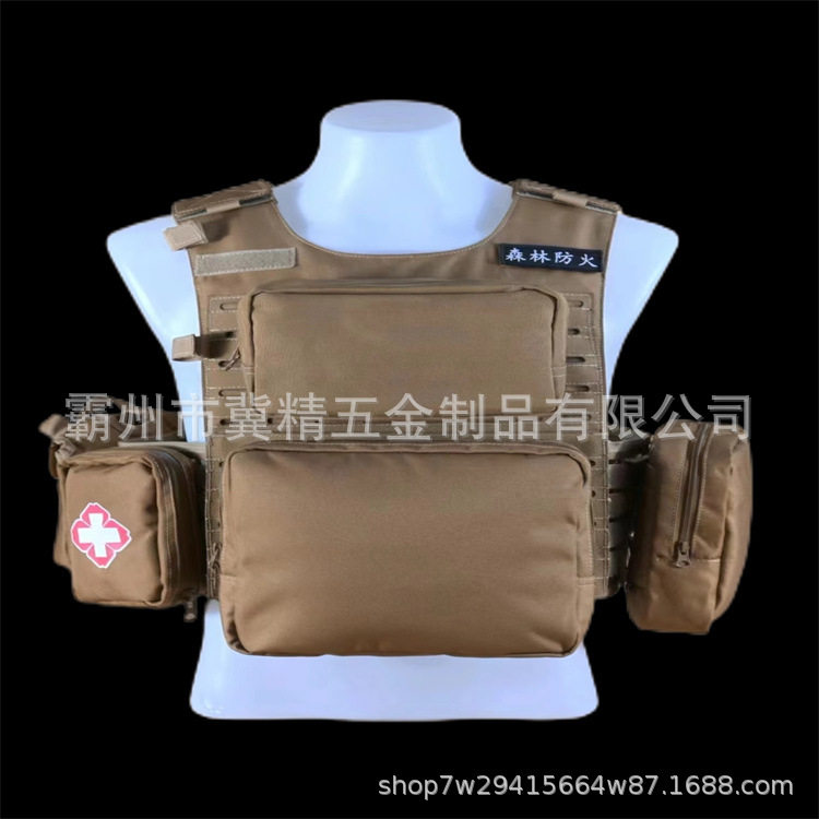 森林消防马甲单兵携行工具灭火救援阻燃芳纶多模块战术背心森林