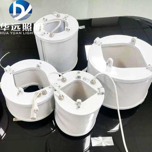 LED户外抱箍灯七彩全彩环形灯公路亮化led桥梁拉索灯RGBW抱柱灯