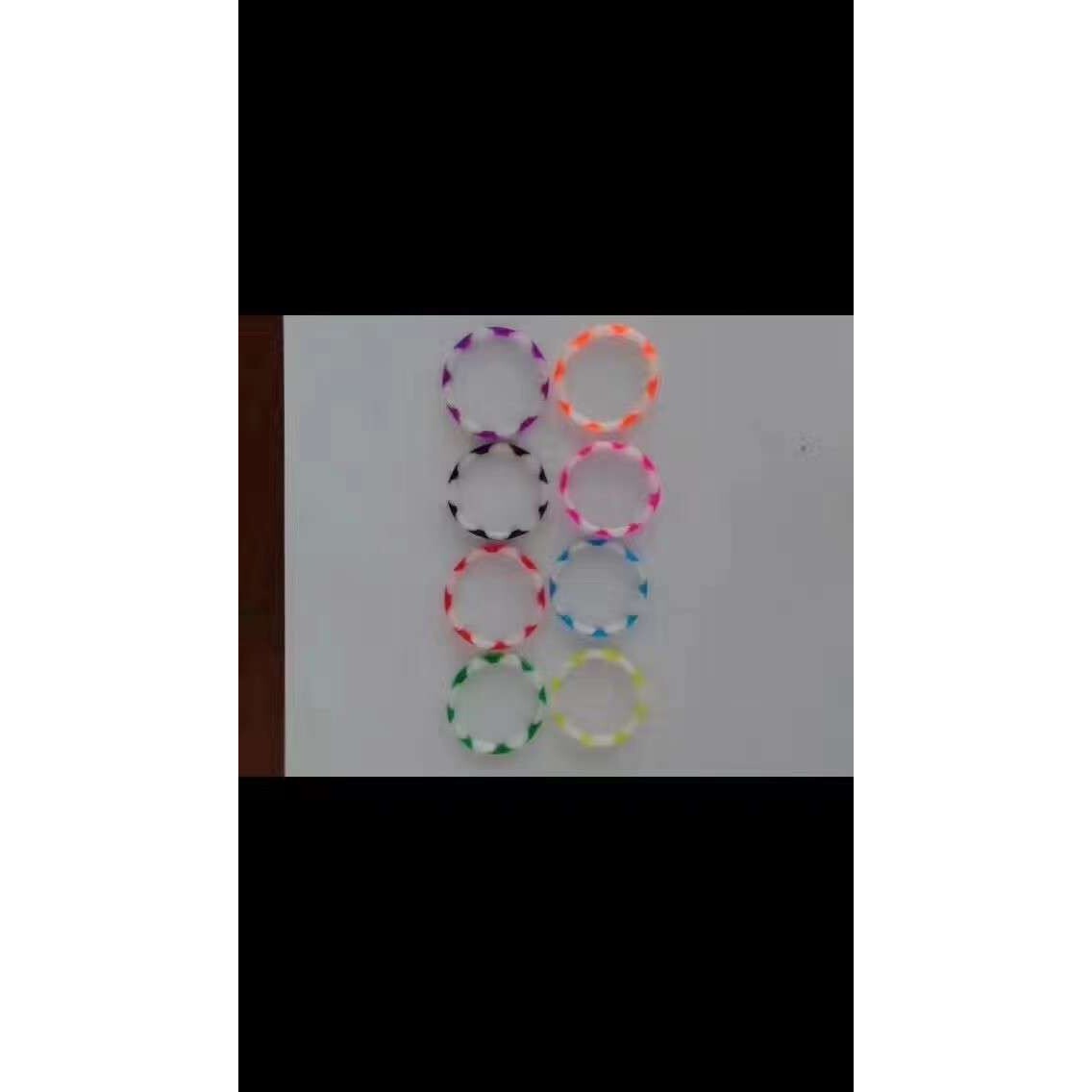 梅花皮筋雪花皮筋高弹力拉伸束发圆形弹性圈发圈编织
